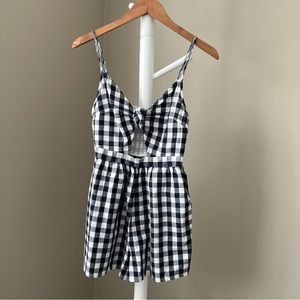 American Eagle gingham romper